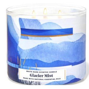 New BATH & BODY WORKS 3-WICK Candle GLACIER MIST